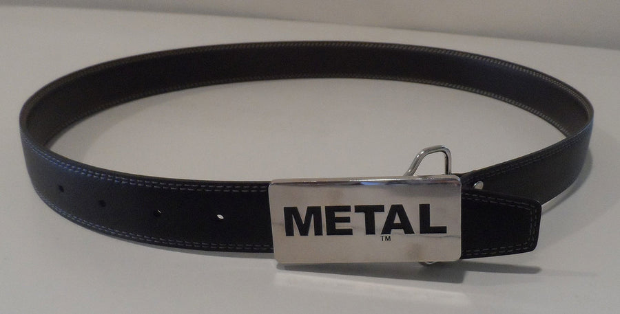 METAL  Leather Belt